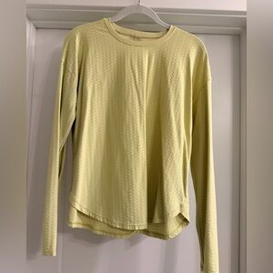 Calia Renew Light Green Long Sleeve Active Top